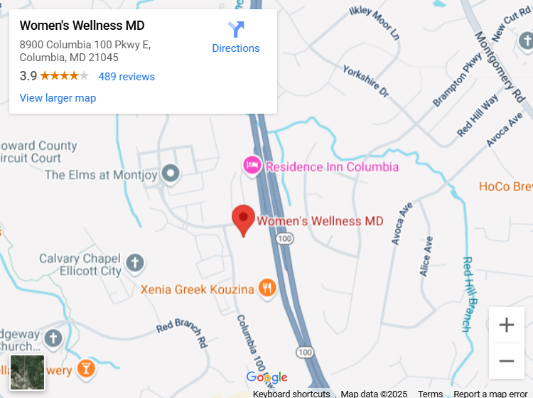 Directions to Women's Wellness MD in Columbia, MD