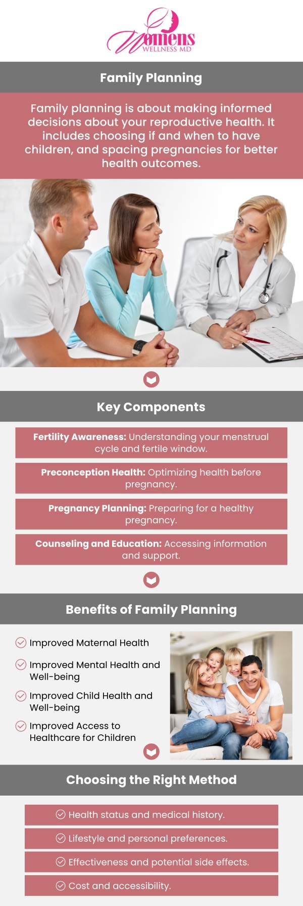 Women bear a blessing and a burden: the capacity to give birth. Pregnancy and birth is nothing short of incredible. However, it’s also important to make sure your pregnancies don’t catch you unprepared. Dr. Chetanna Okasi of Women’s Wellness MD, in Columbia and Greenbelt, MD serving patients from surrounding areas, provides the best in family planning solutions and contraceptives to ensure that pregnancy does not take you by surprise. Dr. Okasi works with you to help decide what methods best fit your needs and lifestyle. For more information, contact us or request an appointment online. We have convenient locations to serve you in Columbia, MD & Greenbelt, MD. Women bear a blessing and a burden: the capacity to give birth. Pregnancy and birth is nothing short of incredible. However, it’s also important to make sure your pregnancies don’t catch you unprepared. Dr. Chetanna Okasi of Women’s Wellness MD, in Columbia and Greenbelt, MD serving patients from surrounding areas, provides the best in family planning solutions and contraceptives to ensure that pregnancy does not take you by surprise. Dr. Okasi works with you to help decide what methods best fit your needs and lifestyle. For more information, contact us or request an appointment online. We have convenient locations to serve you in Columbia, MD & Greenbelt, MD.